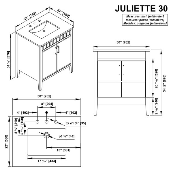 Dimensions du produit
