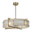 Ventilateur 12 lumières D'Lier en laiton noble