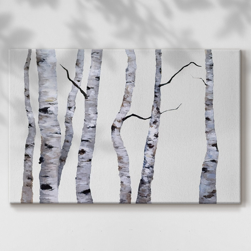 Bouleaux I - galerie Cavas, 32 x 48