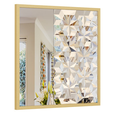 Engineered Wood Flat Wall Mirror