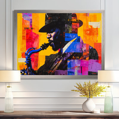 «African American Blues Musician I», reproduction sur toile