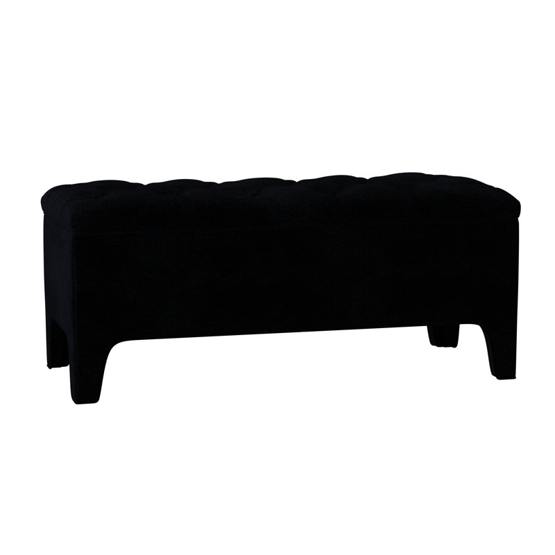 Lincoln Upholstered Storage Bench, 19" H x 72" W x 19" D, Auden Toast