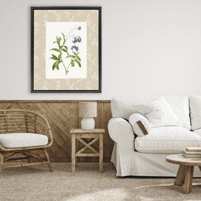 Cadre flottant Botanical Plate Design, design par Val Rhodes