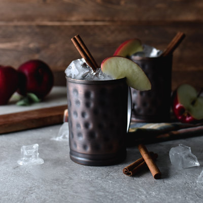 Moscow Mule Libbey Hammered Copper Mugs