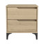 Table de chevet 2 tiroirs 20 po Norcross-1362446037