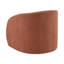 Fauteuil pivotant d'appoint en microfibre rembourré pour un confort optimal, mobilier moderne pour la maison, 1 pièce, style baril-472353931