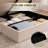 Upholstered Platform Bed with Hydraulic Lift-1630187312-1630186699