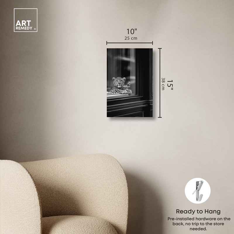 «Curious Shopper», toile par Art Remedy, Toile tendue, H 15 po x l 10 po x P 1,5 po