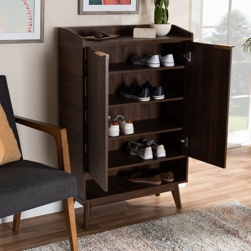 Zack 20 Pair Shoe Storage Cabinet
