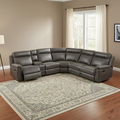 Kuo 151" Wide Right Hand Facing Reclining Corner Sectional
