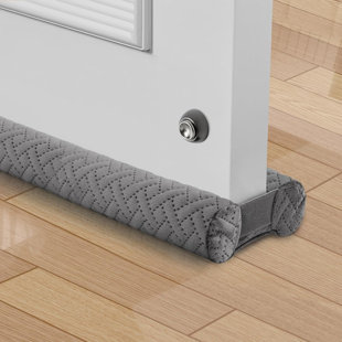  Velvet Under Door Draft Stopper, Door Draft Stoppers For Bottom Of Door With Double，Sided Windproof Seal, 30'' To 36'' Adjustable Gap Filler To Blocks Cold Air Light Dust Noise Drafts