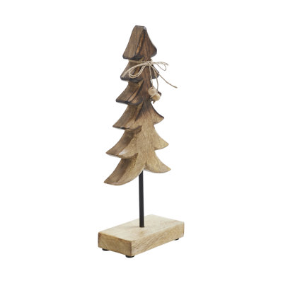 Two-Tone Natural Wooden Tree Small