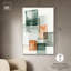 Citrine cube II, art abstrait vert -1740002159-1740002161