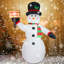 Bonhomme de neige de Noël gonflable
