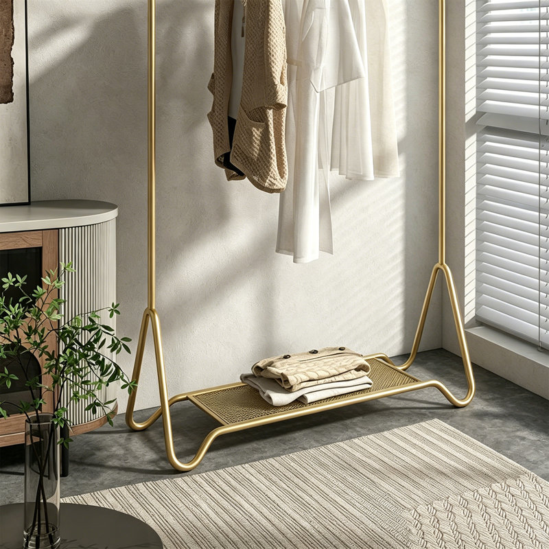 Luxury Hall Tree Rack, Gold
