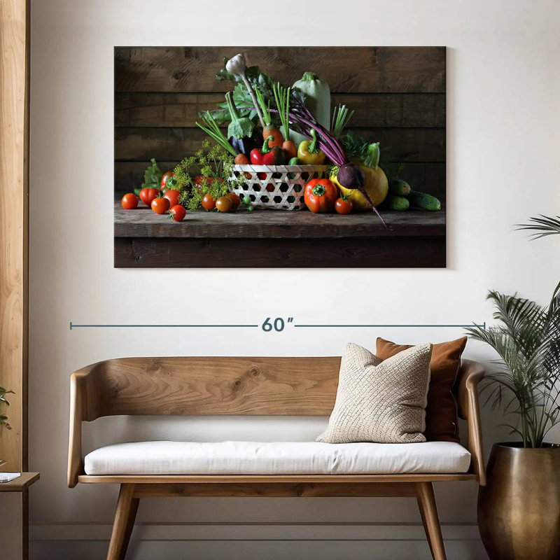 Yarlin Disintegrated Tomato, 32" H x 48" W