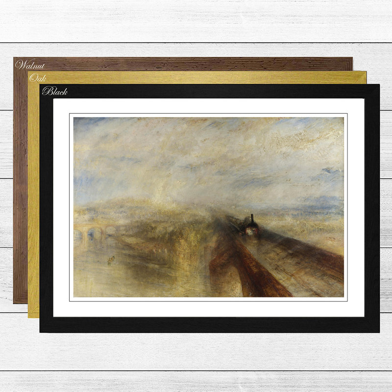 J.M.W. Turner - Single Picture Frame Painting, Walnut