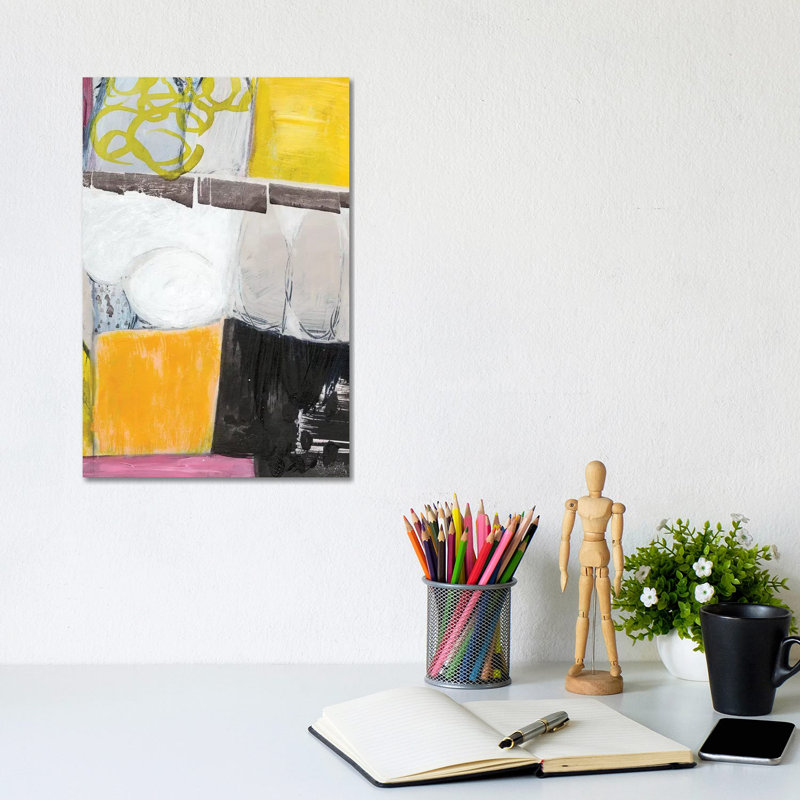 Abstract #27-C by Jodi Fuchs - Wrapped Canvas Gallery-Wrapped Canvas Giclée, 20.32 cm H x 30.48 cm W