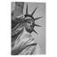 Statue Of Liberty Black And White - Print on Canvas-112197818-89232385