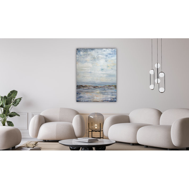 Seaside By John Beard - Gallery Wrapped Canvas Print Print by John Beard, 26" H x 22" W x 3" D, Wrapped Canvas