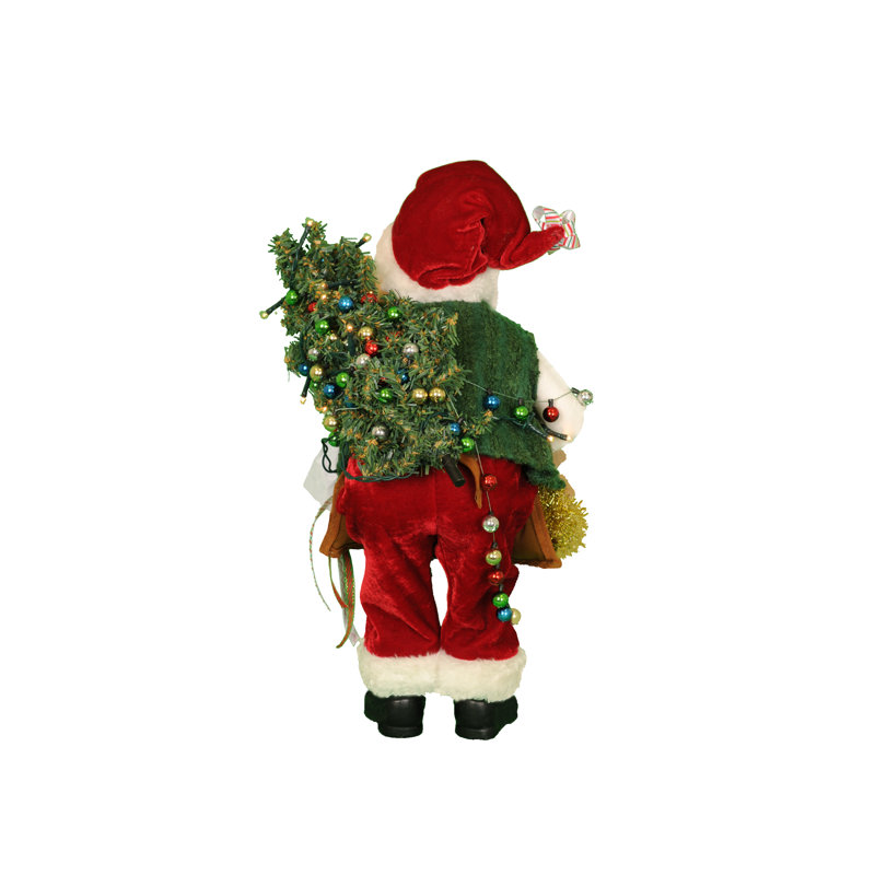 Lighted "Honey-Do" Santa Figurine