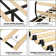 Auxter Bed Frame with Height Adjustable Upholstered Headboard