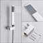 Divina 2 Handle Wall Waterfall Faucet Bath Filler with Diverter