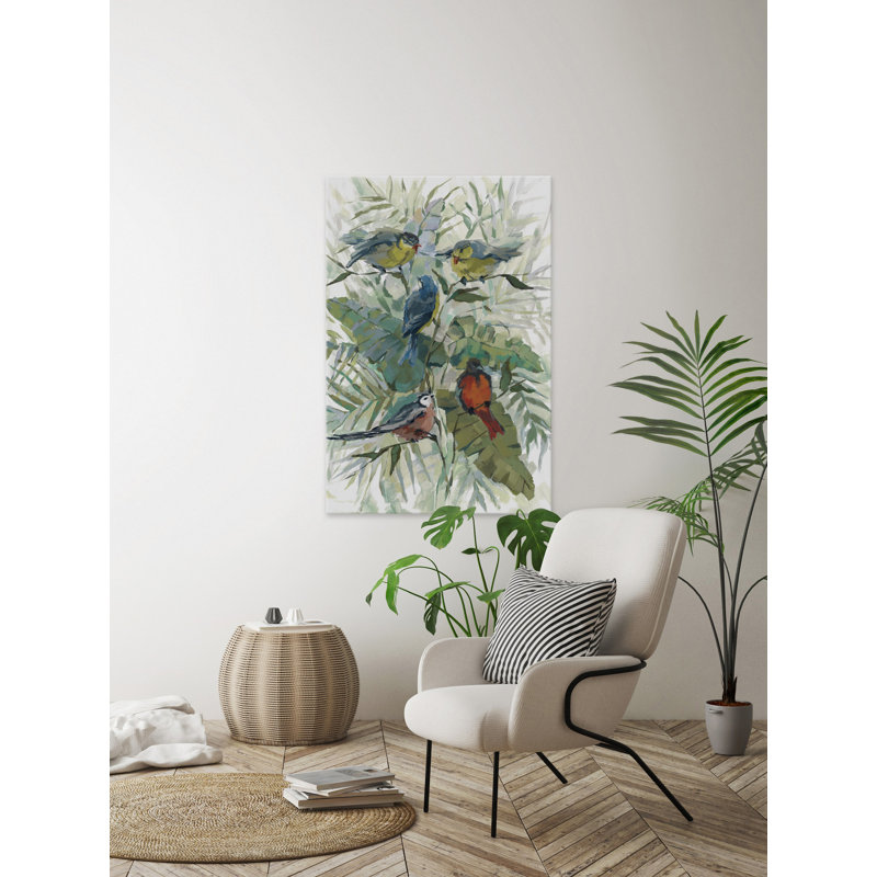 «Morning Birds III», reproduction sur toile, H 12 po x l 8 po
