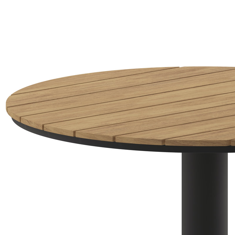 Table de salle à manger d'extérieur Derby Lane, Brun