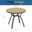 Table de salle à manger d'extérieur 35,4 po