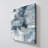 "In the Clouds Indigo and Gray" by Silvia Vassileva Print on Canvas-610372507