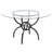 Gunmetal 48-inch Round Dining Table