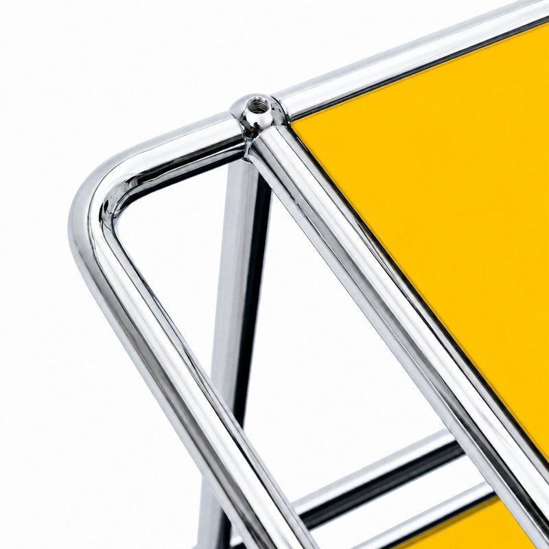 Modular Metal Office Storage Cabinets With Adjustable Shelves, Yellow