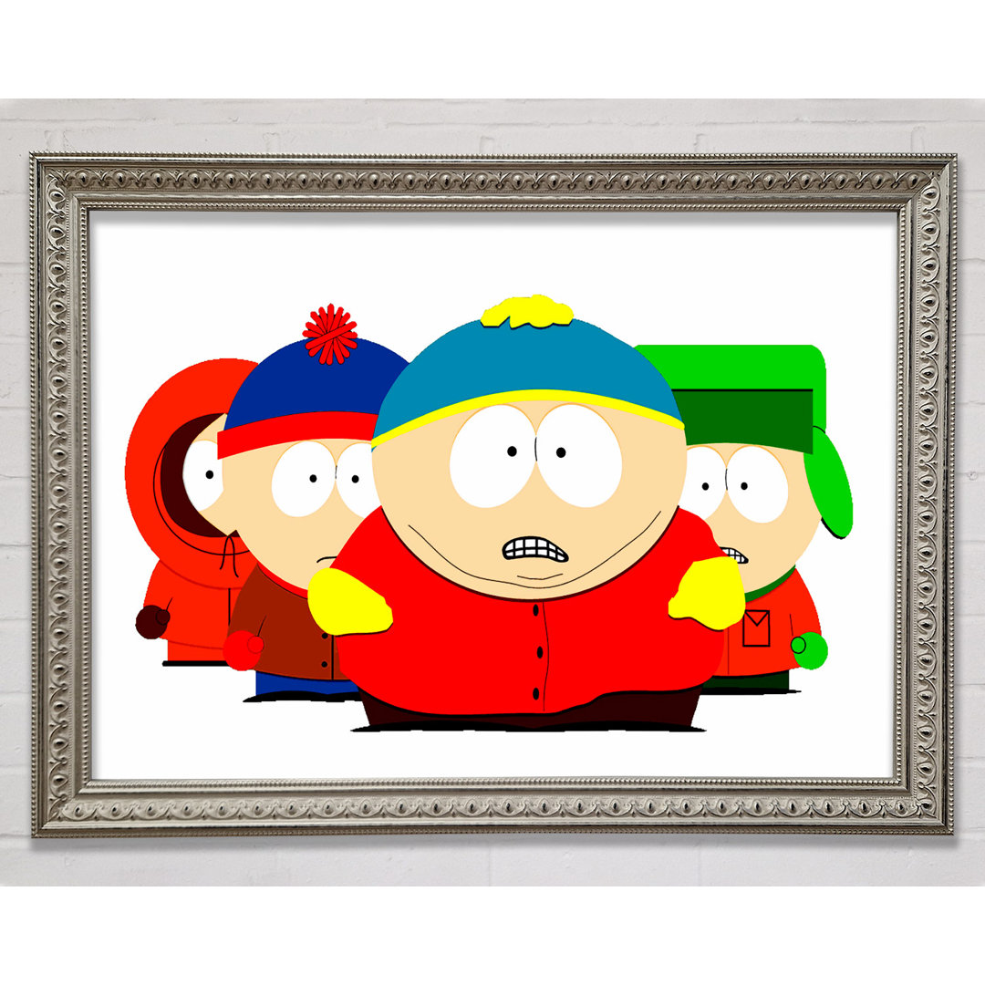 South Park Charaktere - Einzelne Bilderrahmen Kunstdrucke