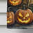 Double Sided 40'' H x 28'' W Polyester Halloween House Flag