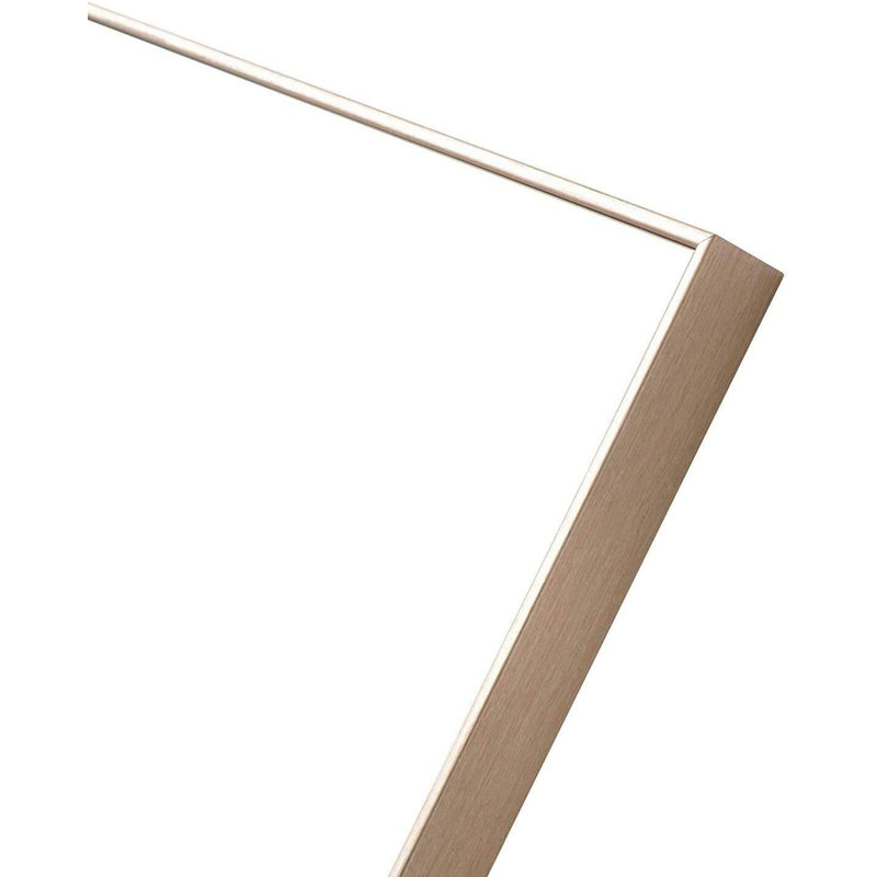 Miroir pleine grandeur en bois, Brun, H 65 po x l 24 po