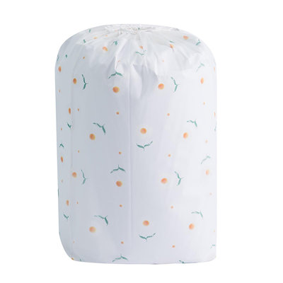 Cylindrical Print Quilt Clothing Finishing Bag