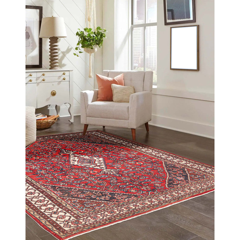 Tapis rouge Antalya 6 pi 9 po x 9 pi 4 po