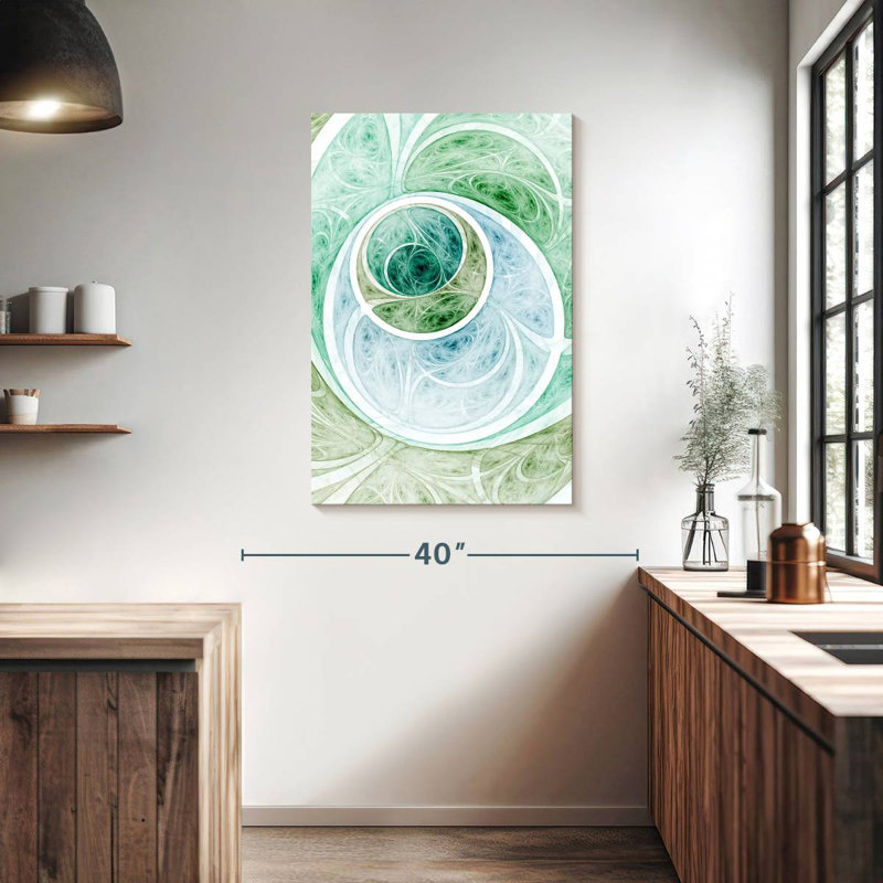 Avery Abstract Light Medieval, 39" H x 26" W
