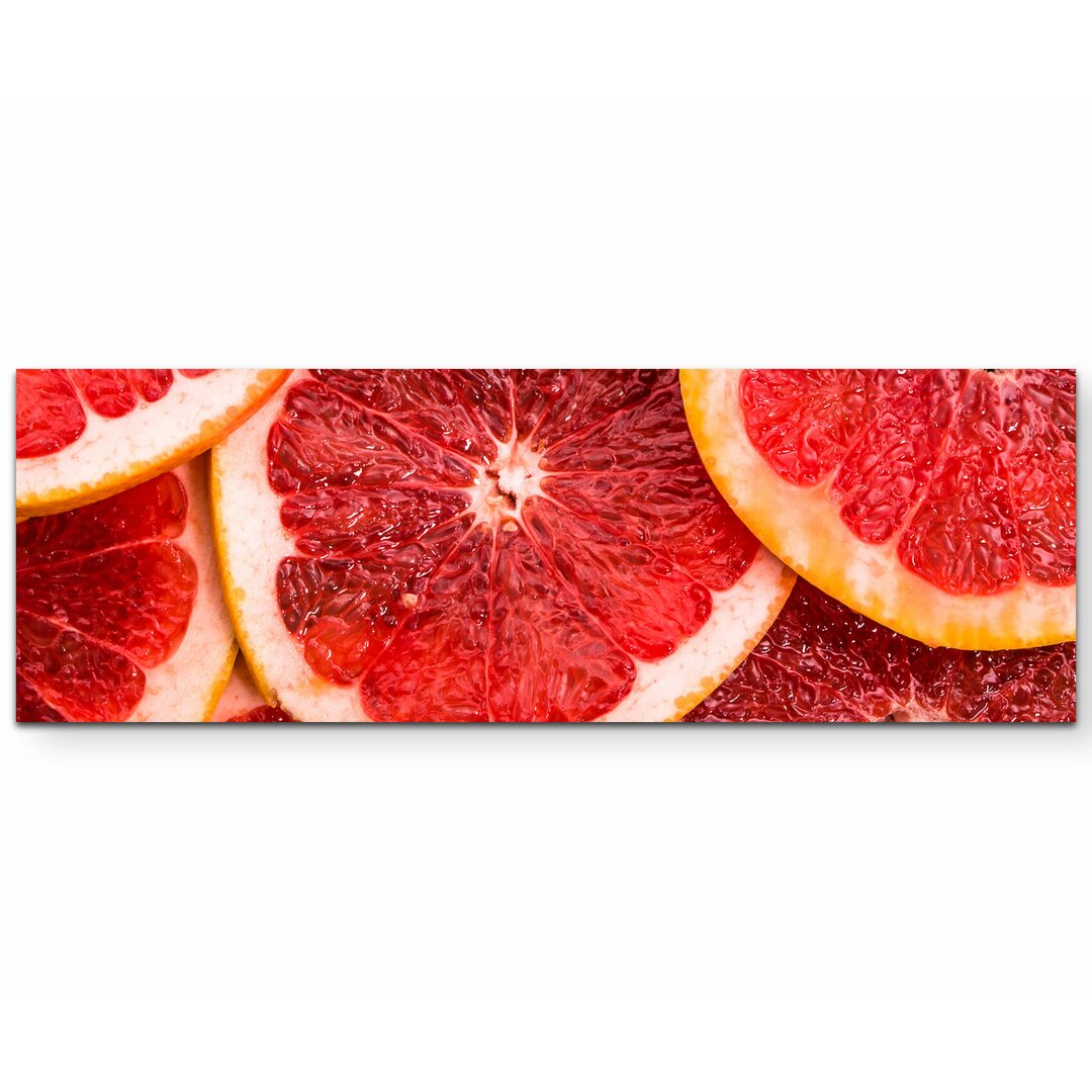 Leinwandbild Grapefruit – Nahaufnahme