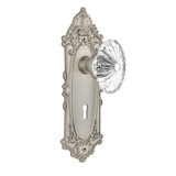 Victorian Fluted Oval Interior Mortise Door Knob