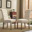 Habit Solid Wood Tufted Parsons Dining Chair, Set Of 2-162756405