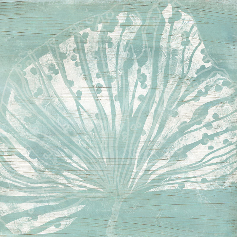 Cerulean Sea Coral III by June Erica Vess - Wrapped Canvas Art Prints, 30cm H x 30cm W x 3.8cm D