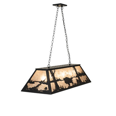 Conradine 6 - Light Black Pool Table Lights Pendant