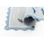 Tapis bleu mer en laine touffeté à la main Momeni 7 pi 10 po x 9 pi 10 po-121099171