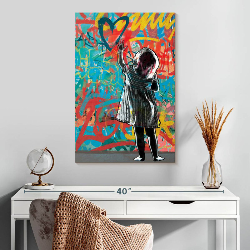 Leisha Urban Child Portrait, 30" H x 20" W