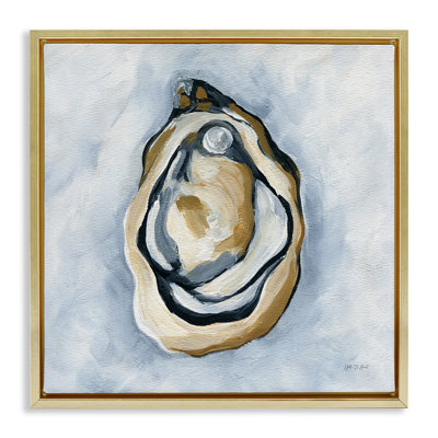 «Oyster with Pearl», art mural encadré sur toile flottante par Yvette St. Amant