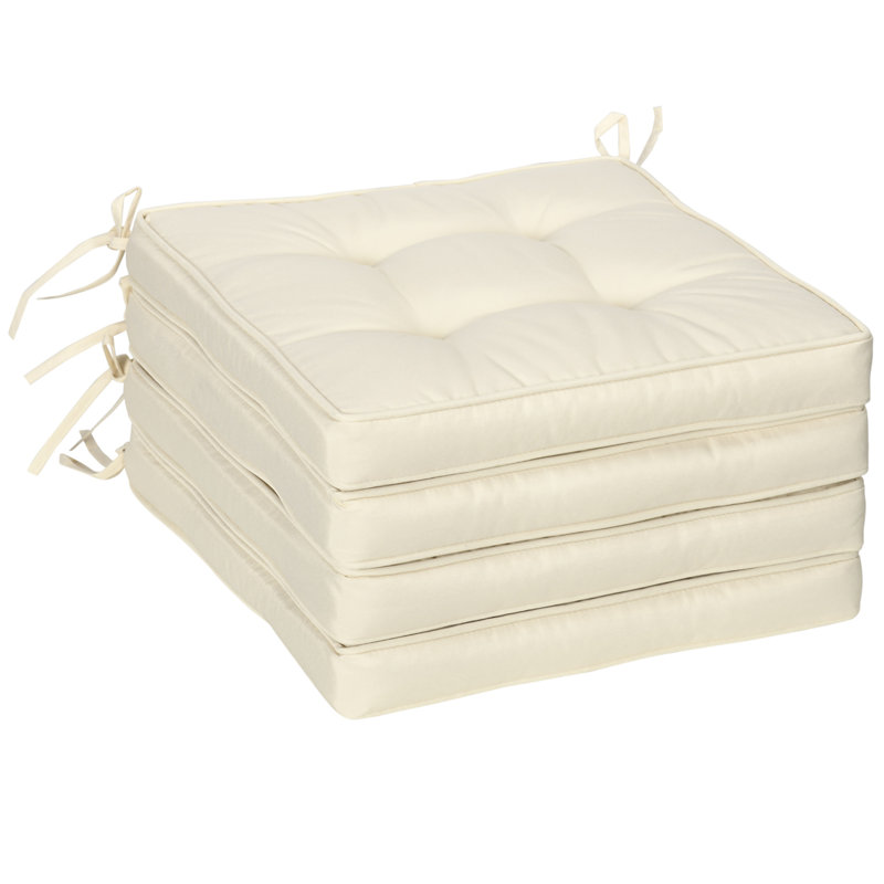 Seat Cushion, Cream White