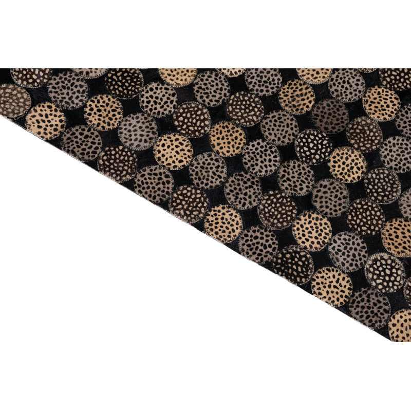Tapis noir Juliana