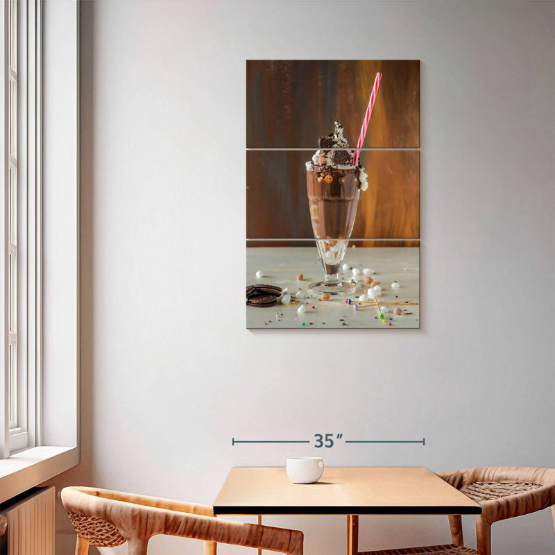 Yarlin Chocolate Cookie Milkshake, 57" H x 36" W